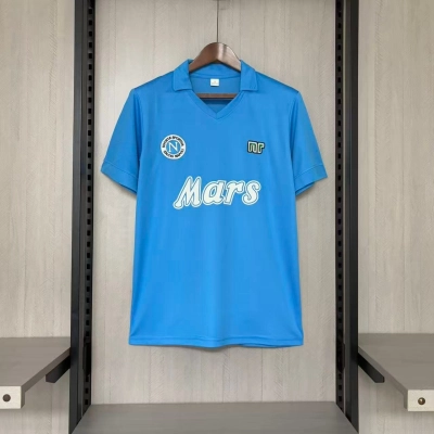 Napoli Mens Retro Home Jersey 01