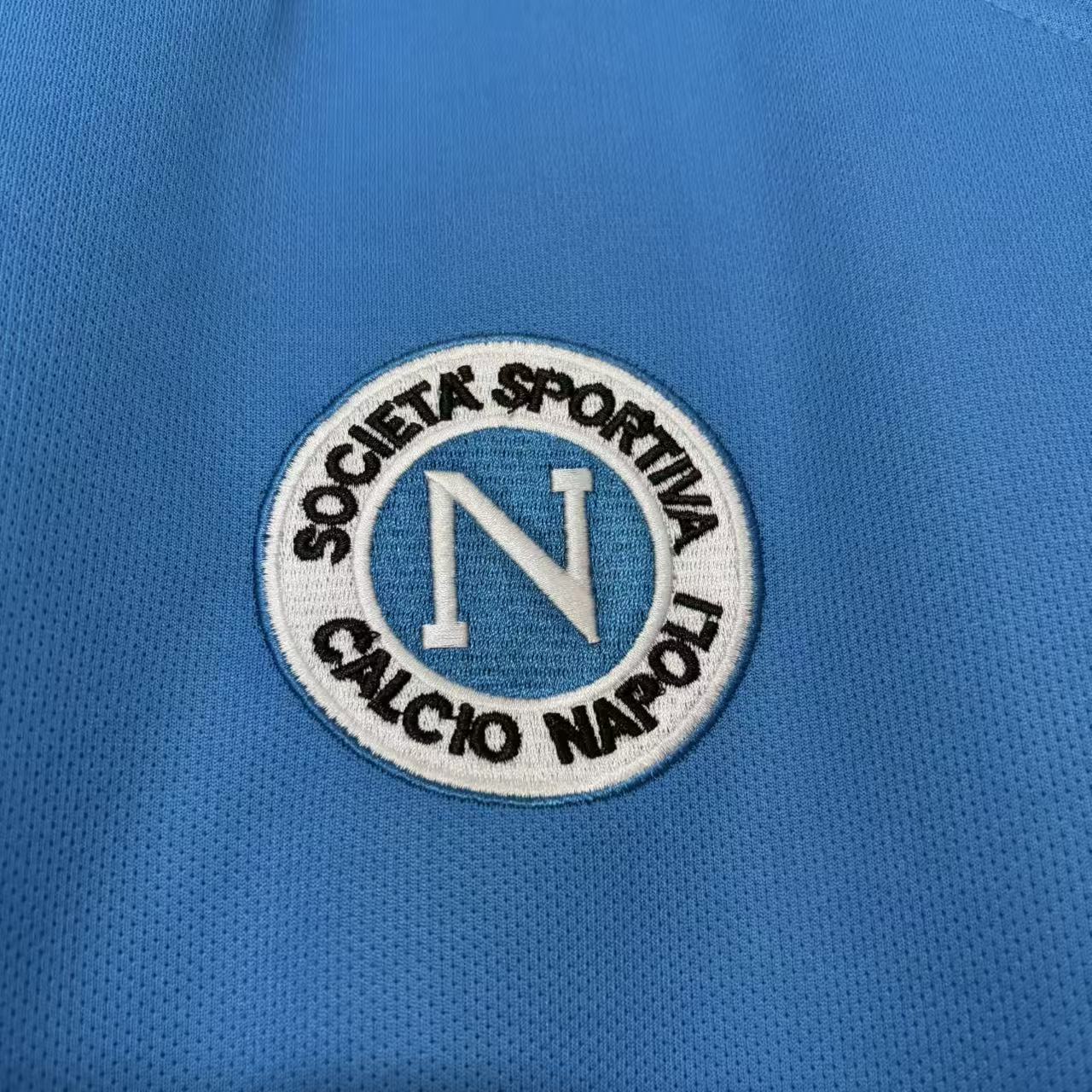 Napoli Mens Retro Home Jersey