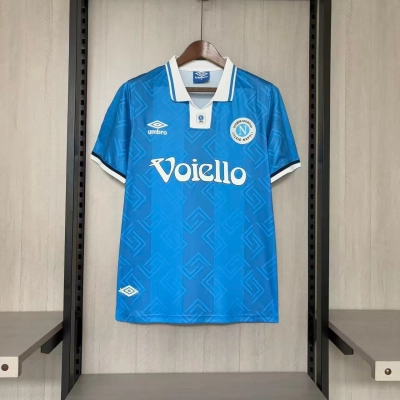 Napoli Mens Retro Home Jersey 01