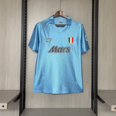 Napoli Mens Retro Home Jersey 01