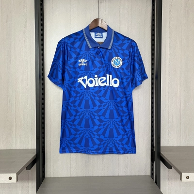 Napoli Mens Retro Home Jersey 01