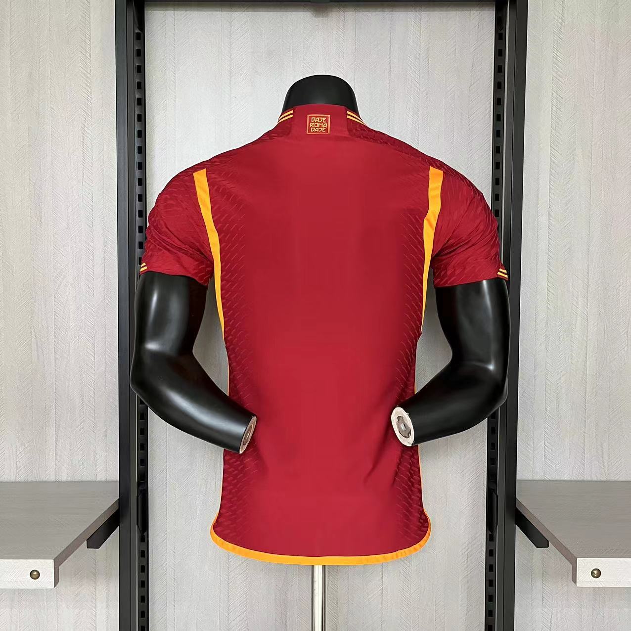 Roma Mens Player Version Home Jersey