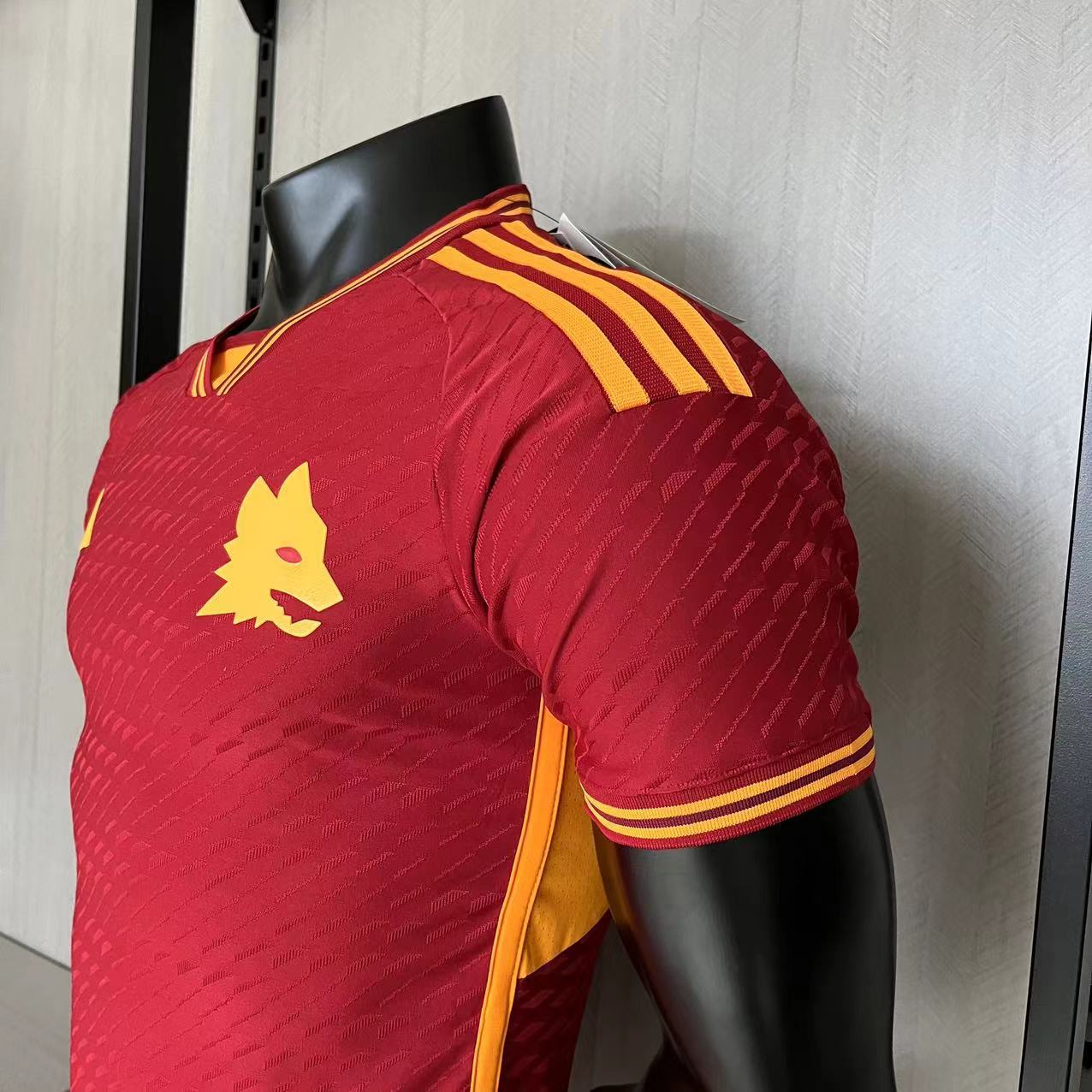 Roma Mens Player Version Home Jersey