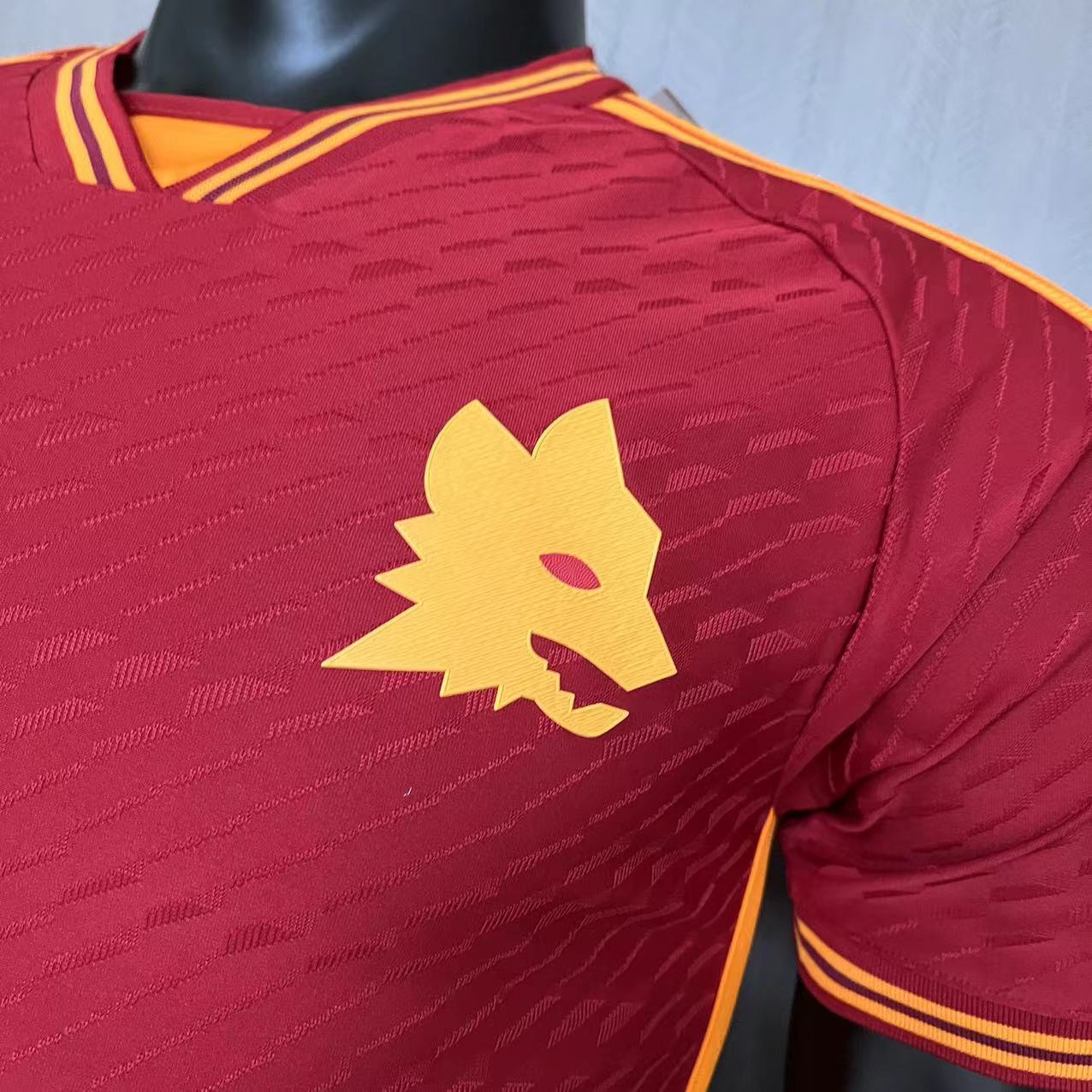 Roma Mens Player Version Home Jersey