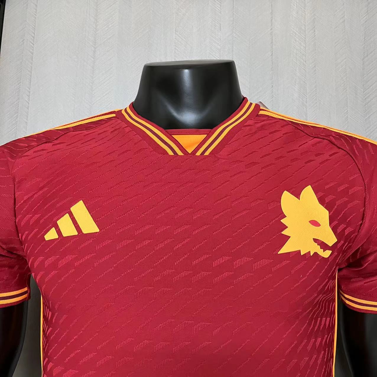 Roma Mens Player Version Home Jersey