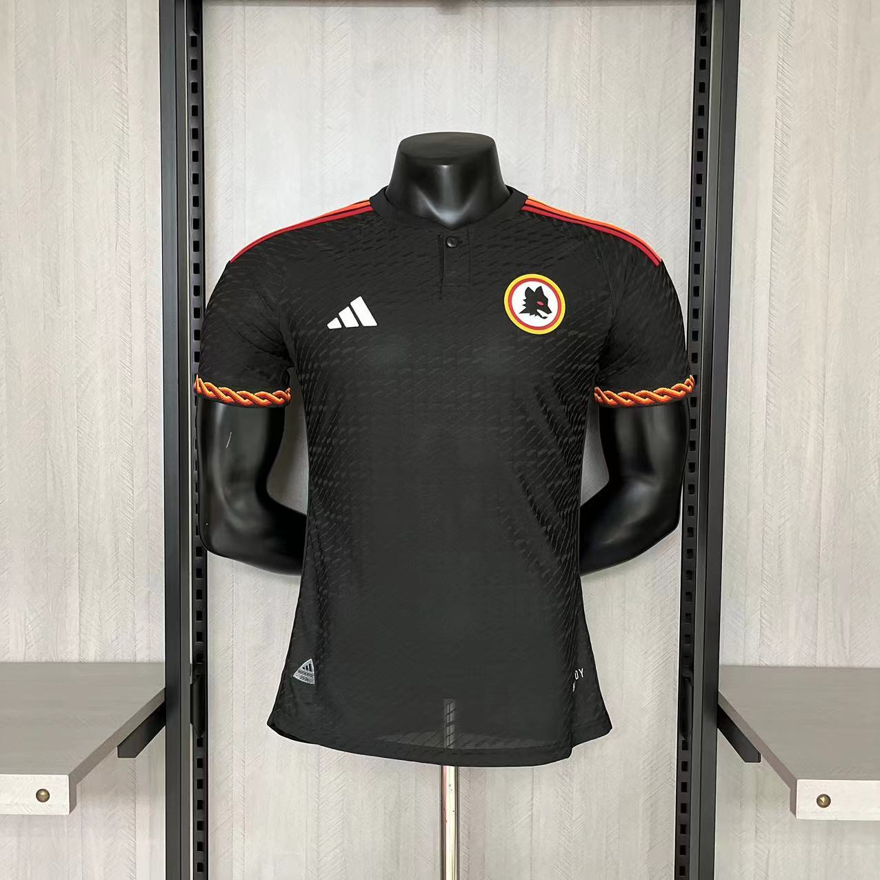 Roma Mens Player Version Third Jersey