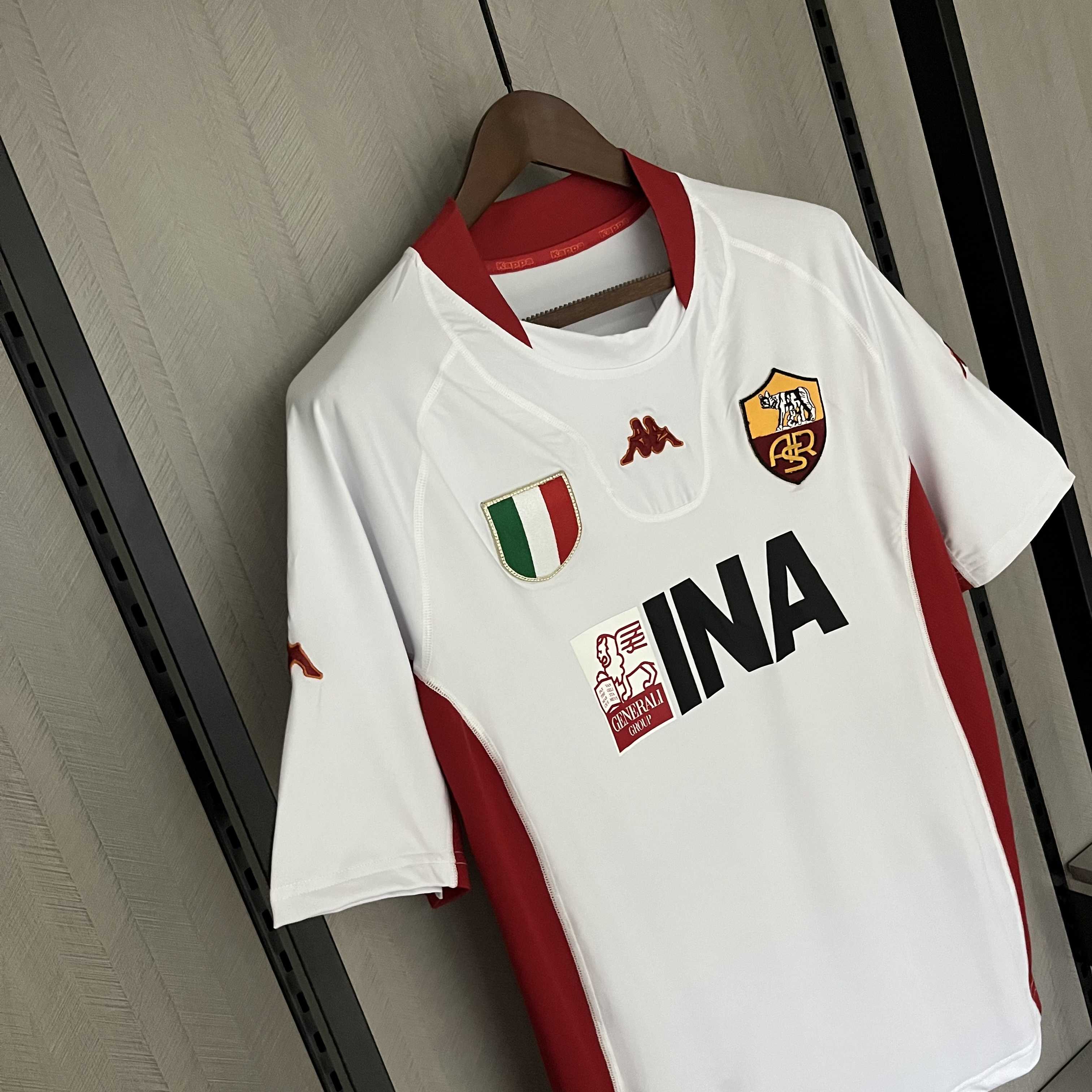 Roma Mens Retro Away Jersey