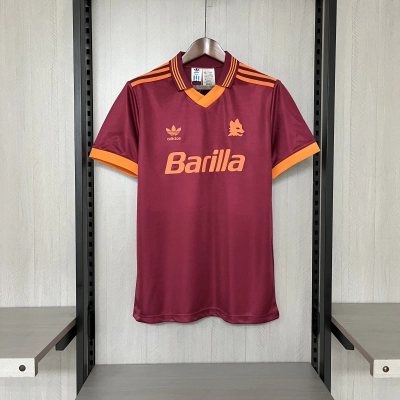 Roma Mens Retro Home Jersey 01