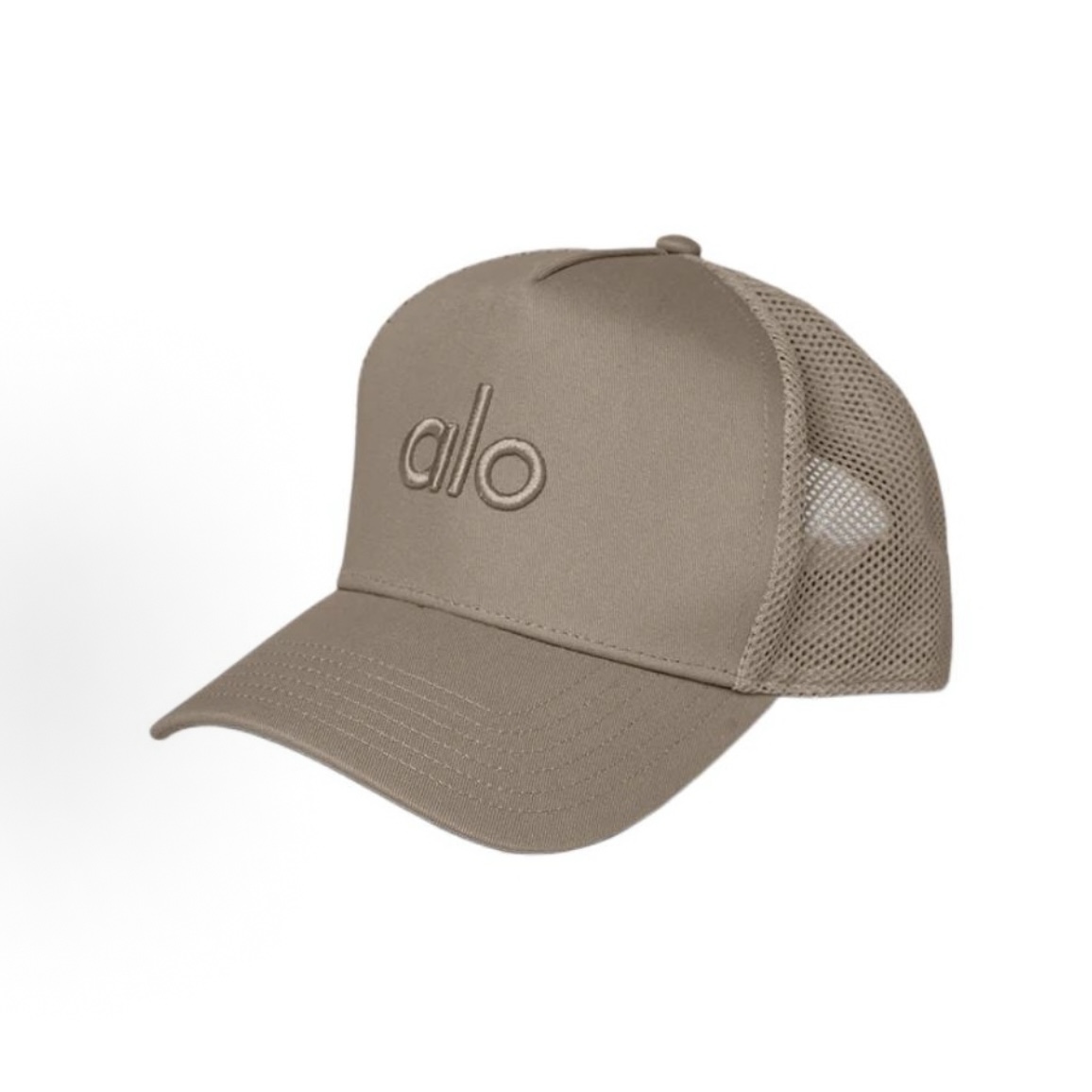 Alo Yoga District Trucker Hat Gravel
