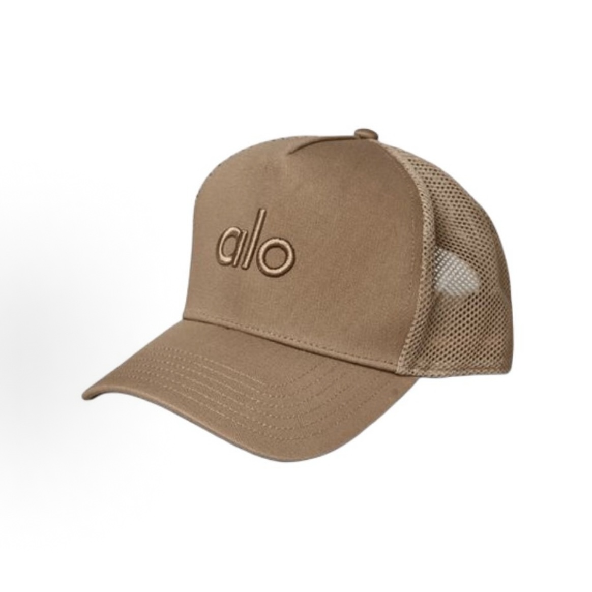 Alo Yoga District Trucker Hat Khaki