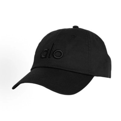 Alo Yoga Off-Duty Cap Bright Black/Black 01