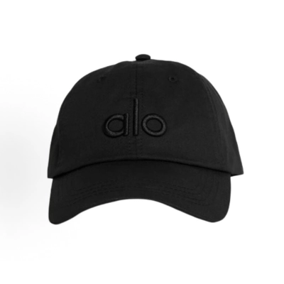 Alo Yoga Off-Duty Cap Bright Black/Black 02