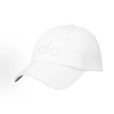 Alo Yoga Off-Duty Cap Bright White/White 01