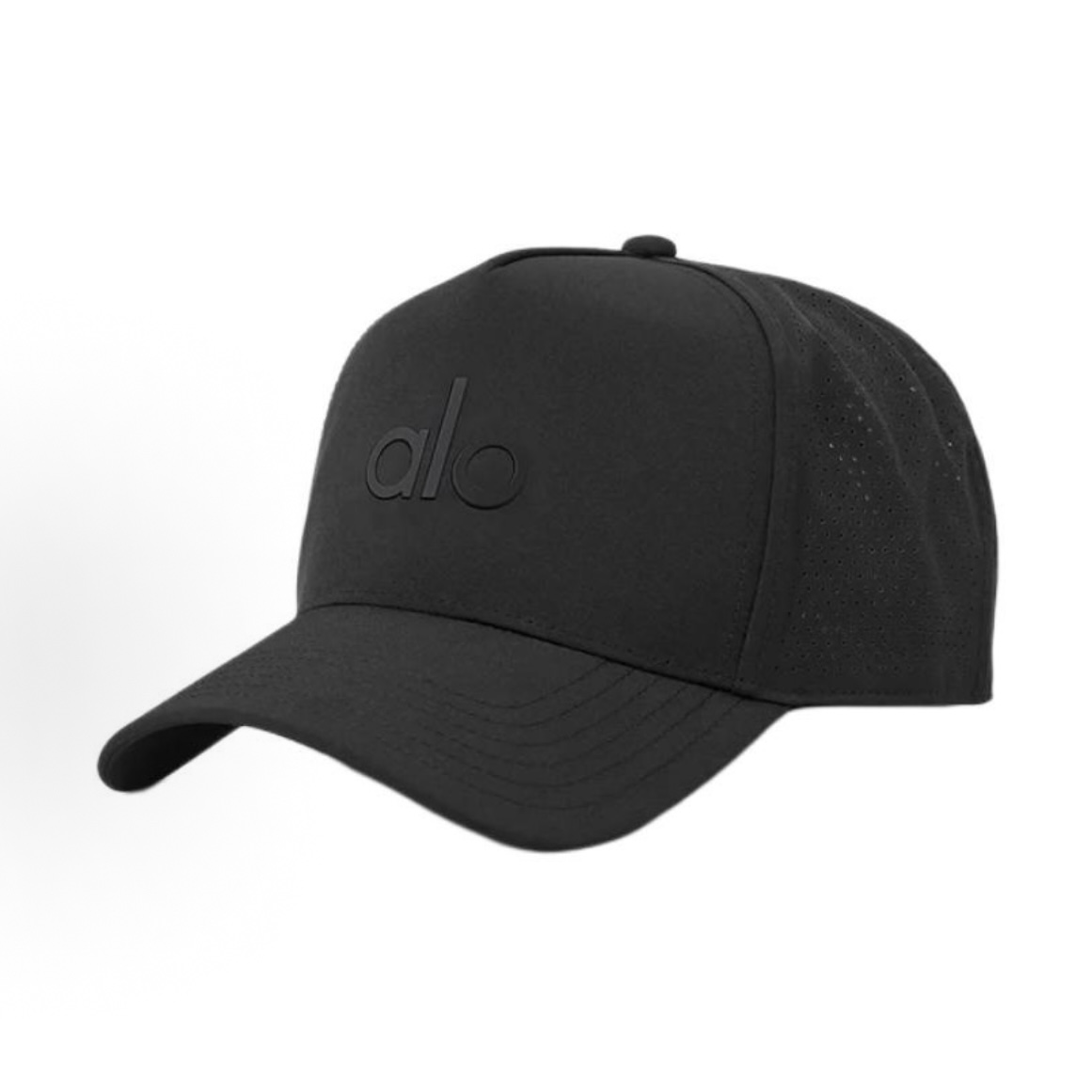 Alo Yoga Performance District Trucker Hat Black