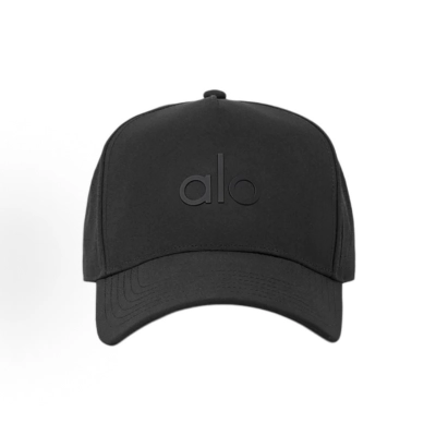 Alo Yoga Performance District Trucker Hat Black 02