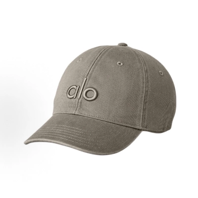 Alo Yoga Washed Off-Duty Cap Light Cocoa 01