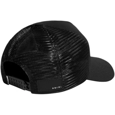AMIRI Core Logo Trucker Cap Black/Dusty Blue 02