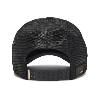 AMIRI Logo Trucker Cap Black/White 02