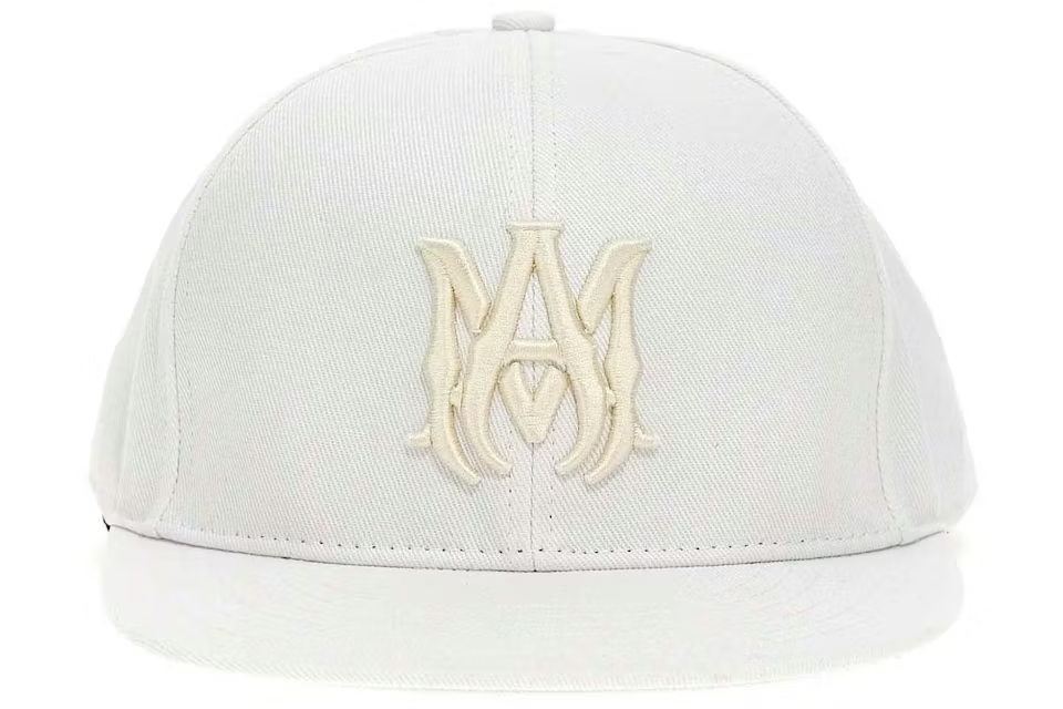 AMIRI MA Fitted Cap White