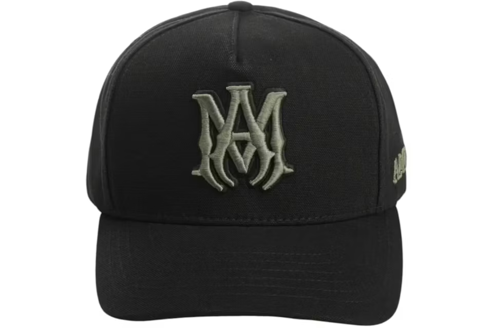 AMIRI Ma Outline Canvas Hat Hat Black