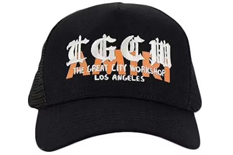 AMIRI T.G.C.W. Trucker Hat Black
