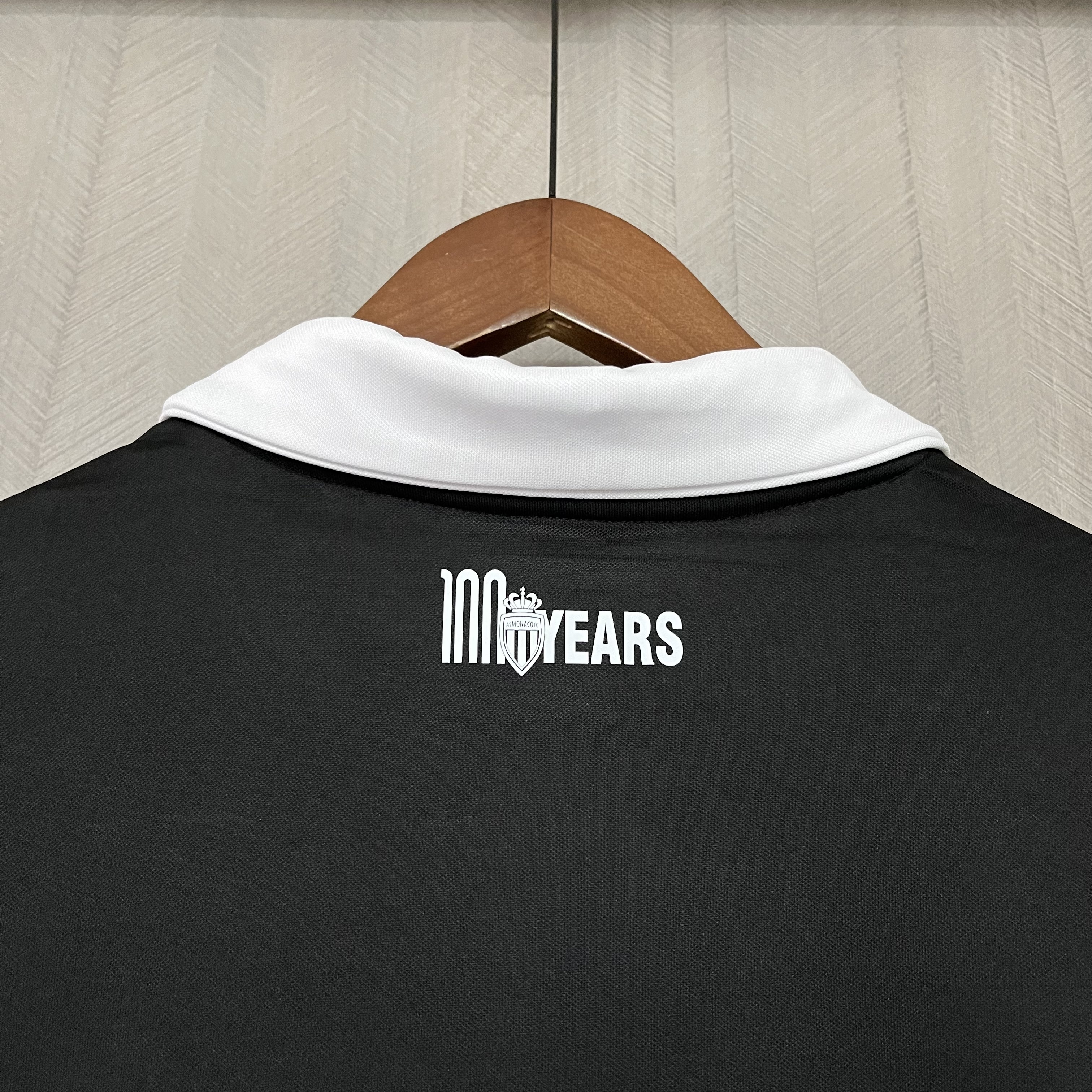 AS Monaco 2025/26 Mens Black 100th Anniversary Jersey