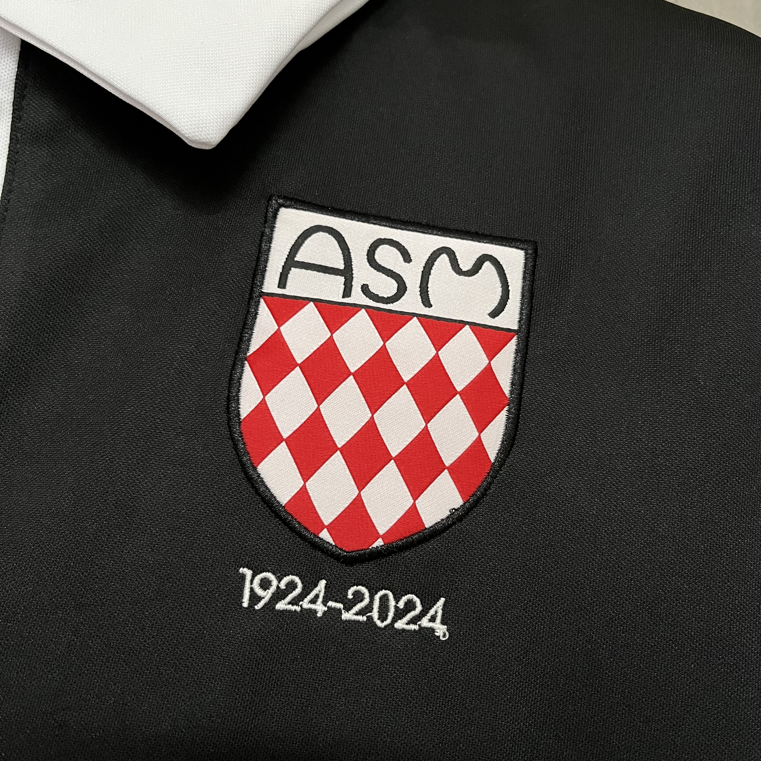 AS Monaco 2025/26 Mens Black 100th Anniversary Jersey