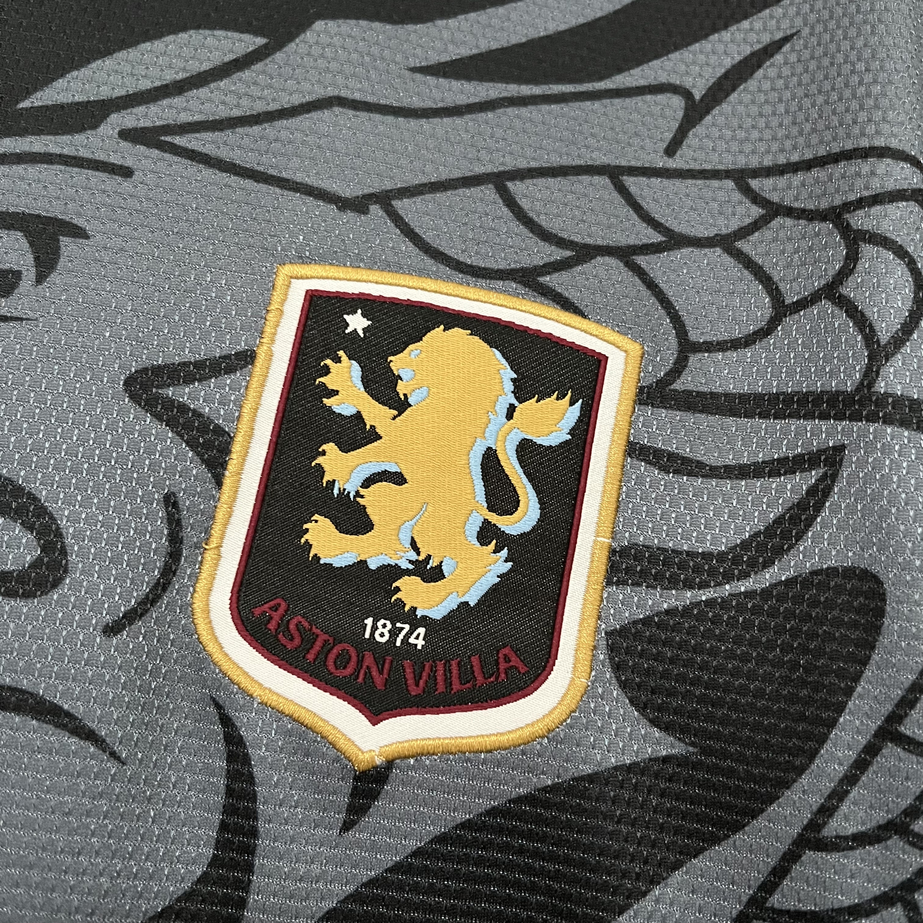 Aston Villa 2025/26 Mens Black Jersey