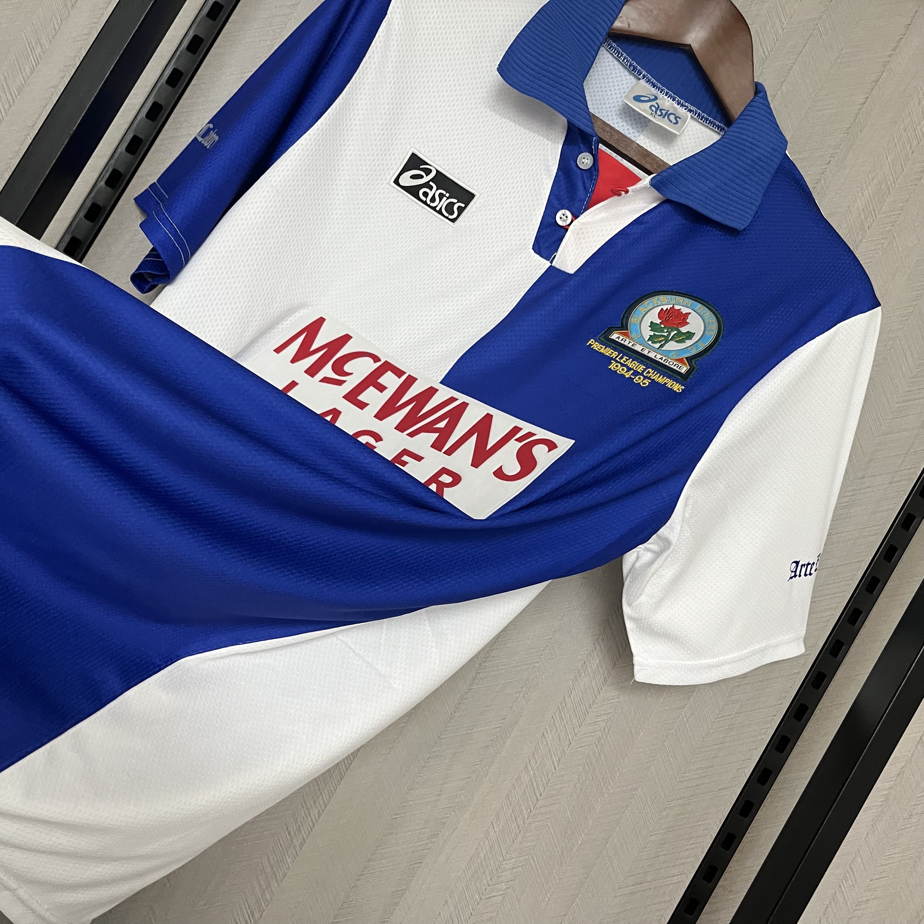 Blackburn Rovers 1994/95 Mens Retro Home Jersey