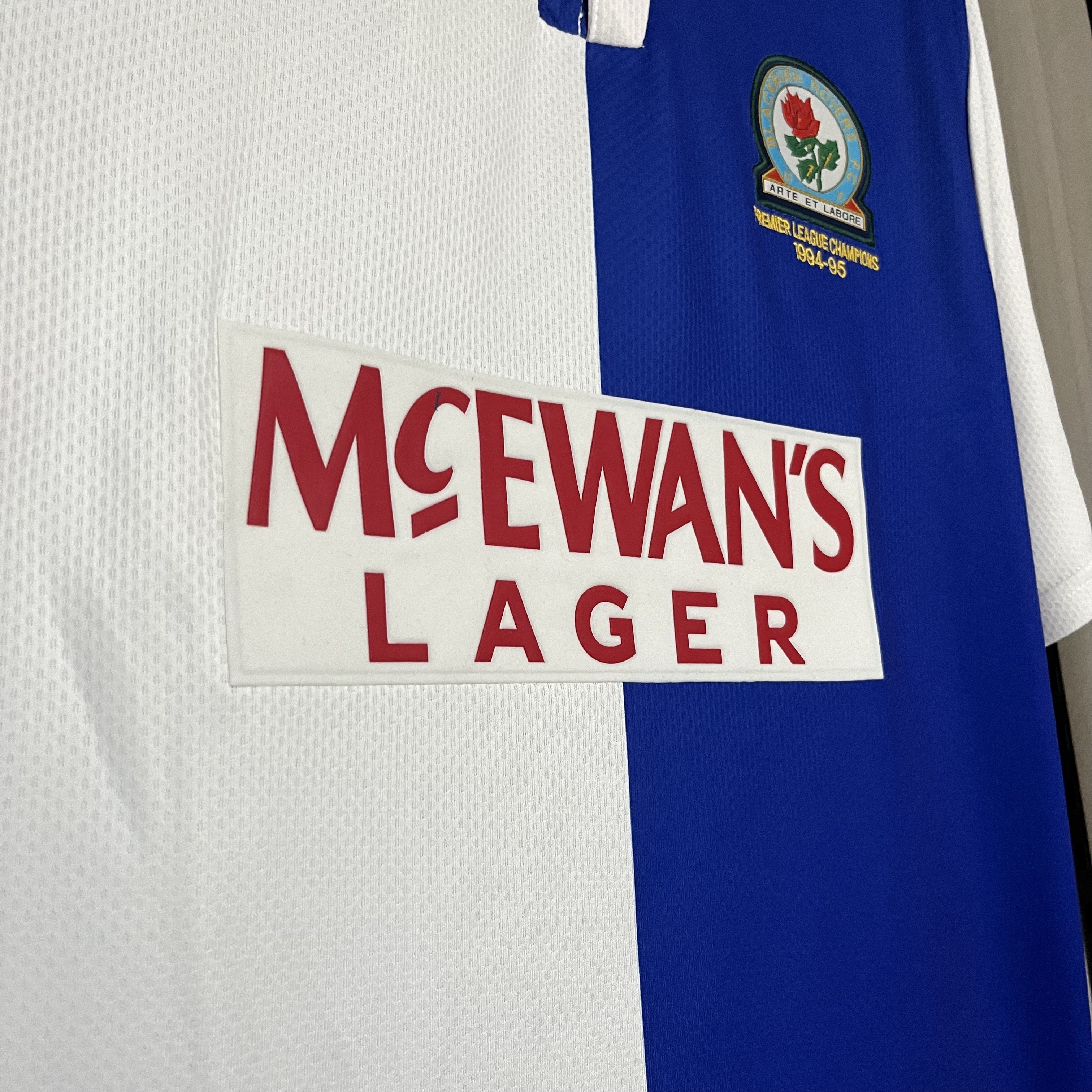 Blackburn Rovers 1994/95 Mens Retro Home Jersey