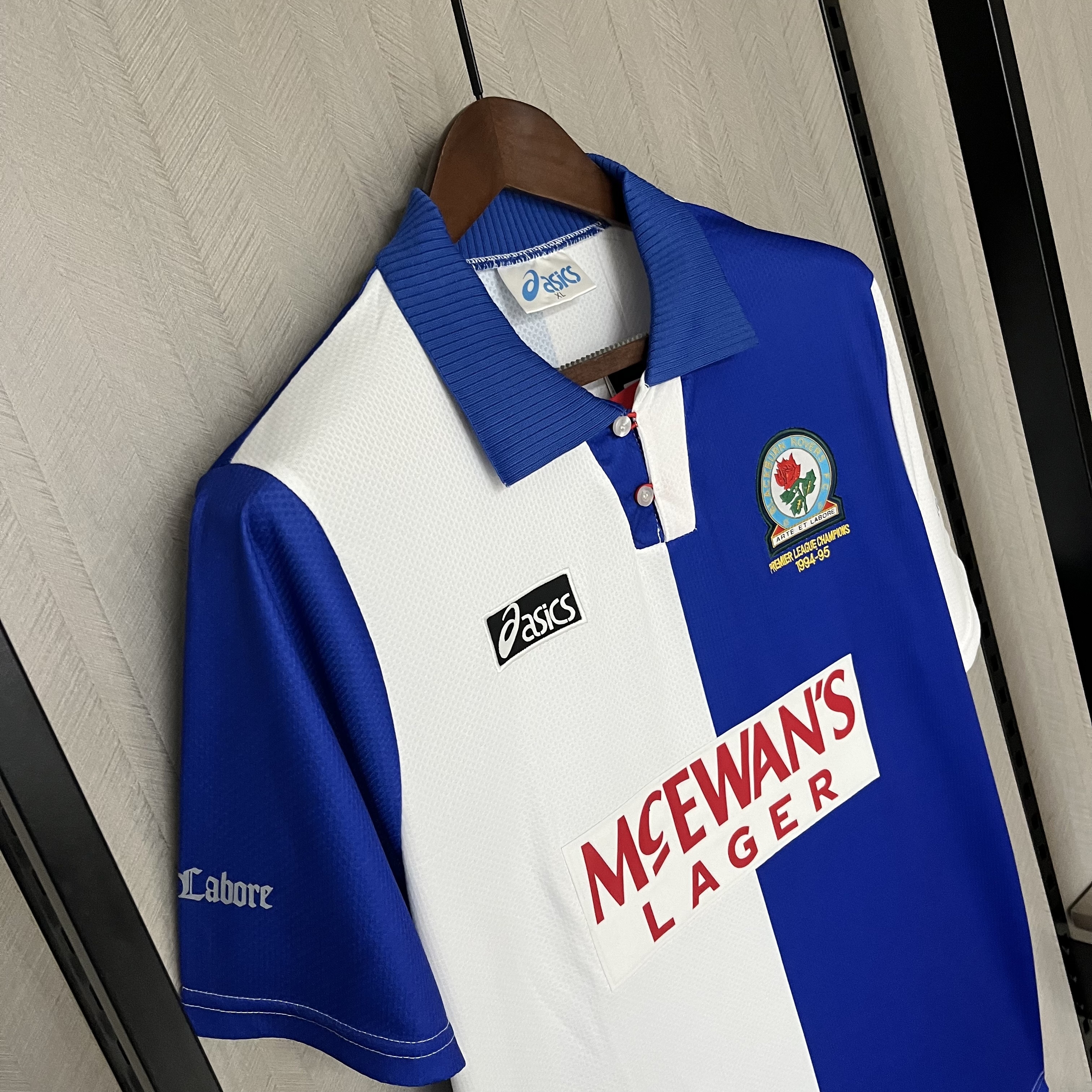 Blackburn Rovers 1994/95 Mens Retro Home Jersey