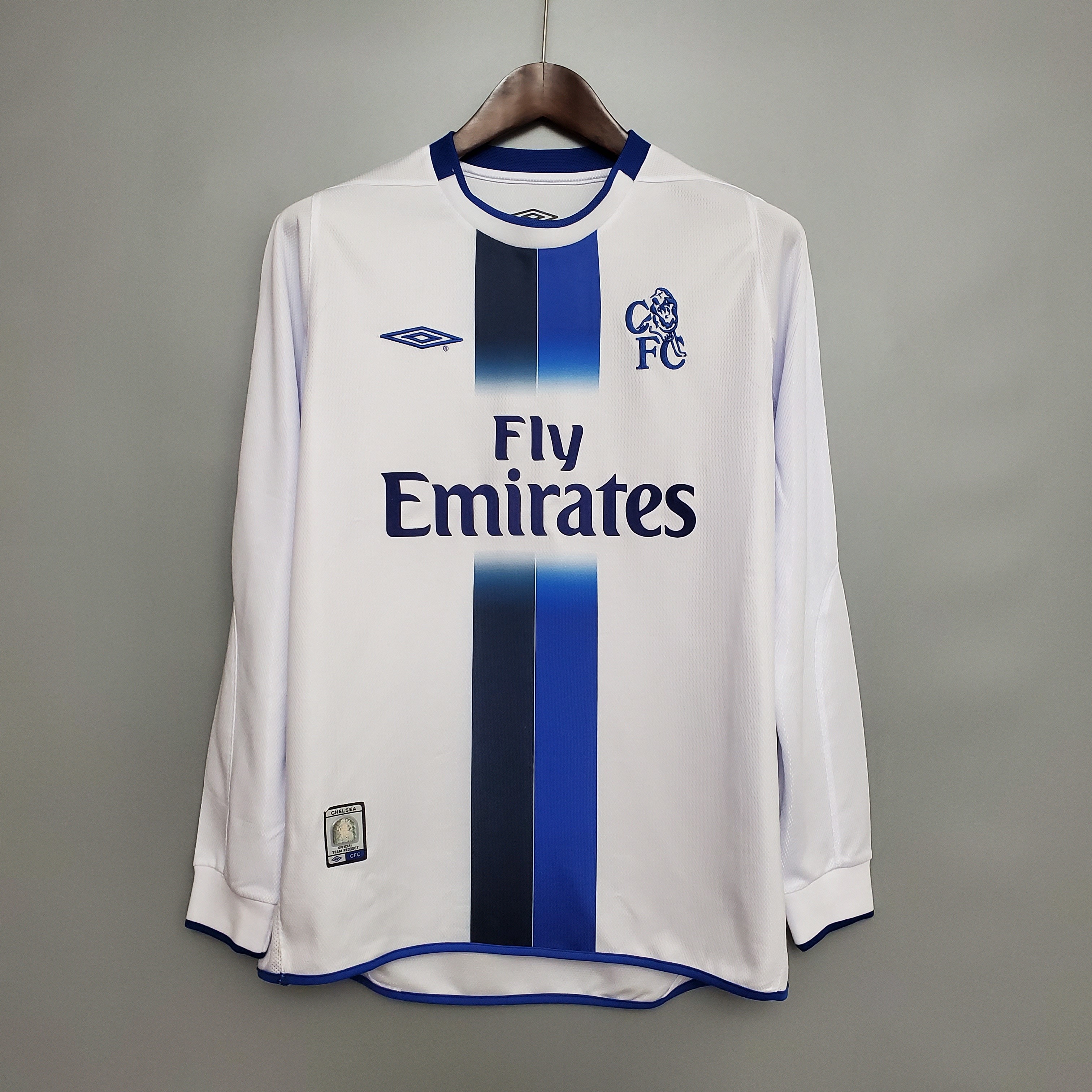 Chelsea 2003/05 Mens Retro Long Sleeve Away Jersey