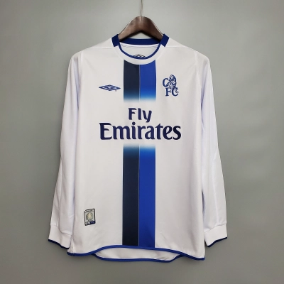 Chelsea 2003/05 Mens Retro Long Sleeve Away Jersey 01