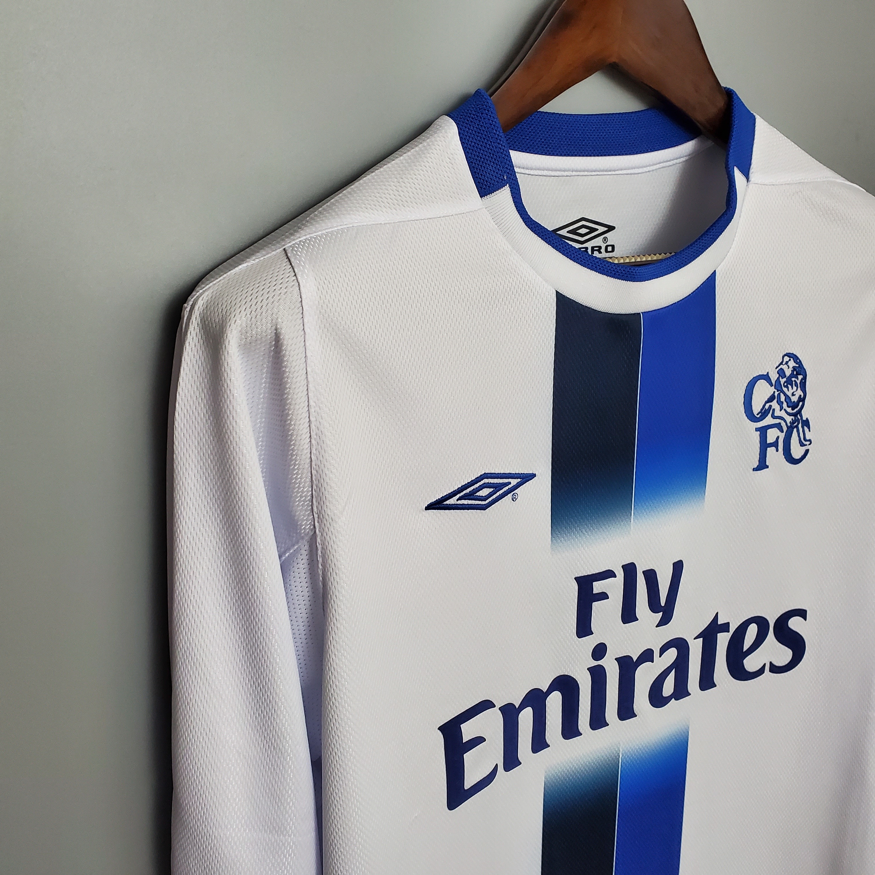 Chelsea 2003/05 Mens Retro Long Sleeve Away Jersey