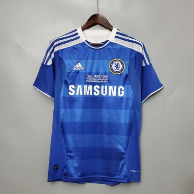 Chelsea 2012 Mens Retro Champions League Edition Home Jersey 01