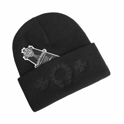 Chrome Hearts × Comme des Garçons Black Beanie 01