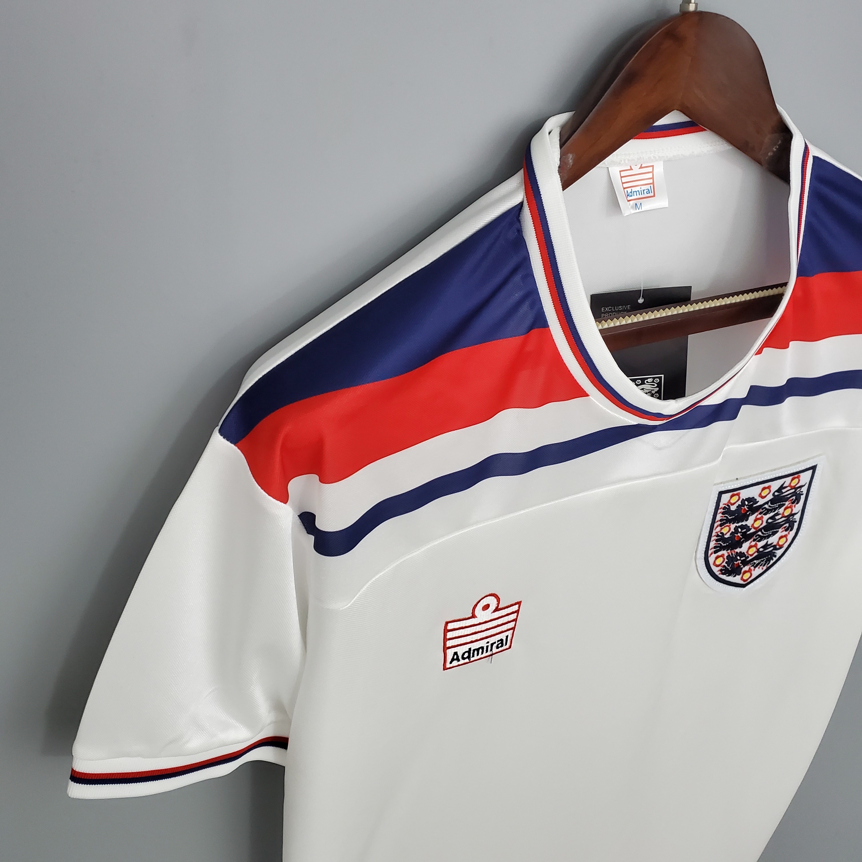 England 1982 Mens Retro Home Jersey