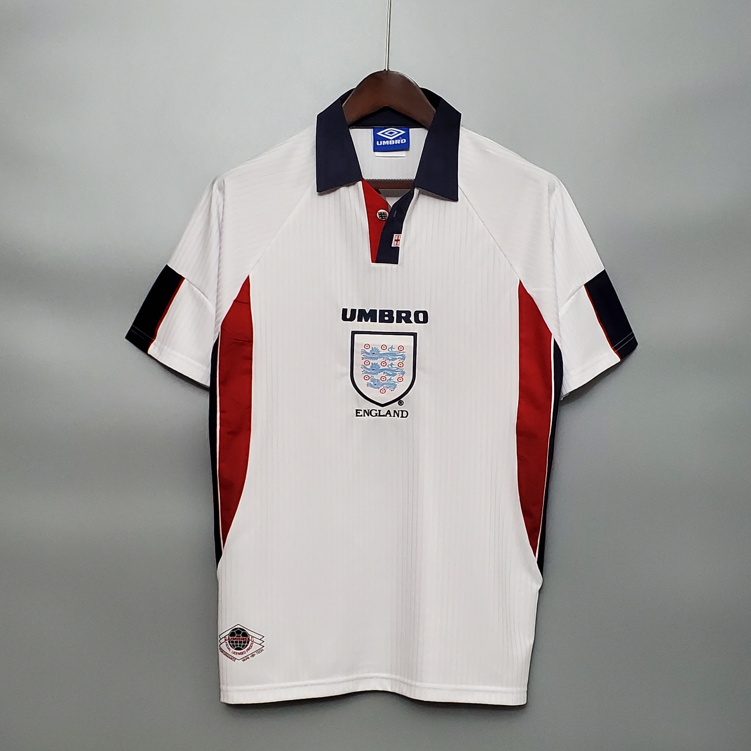 England 1998 Mens Retro Home Jersey