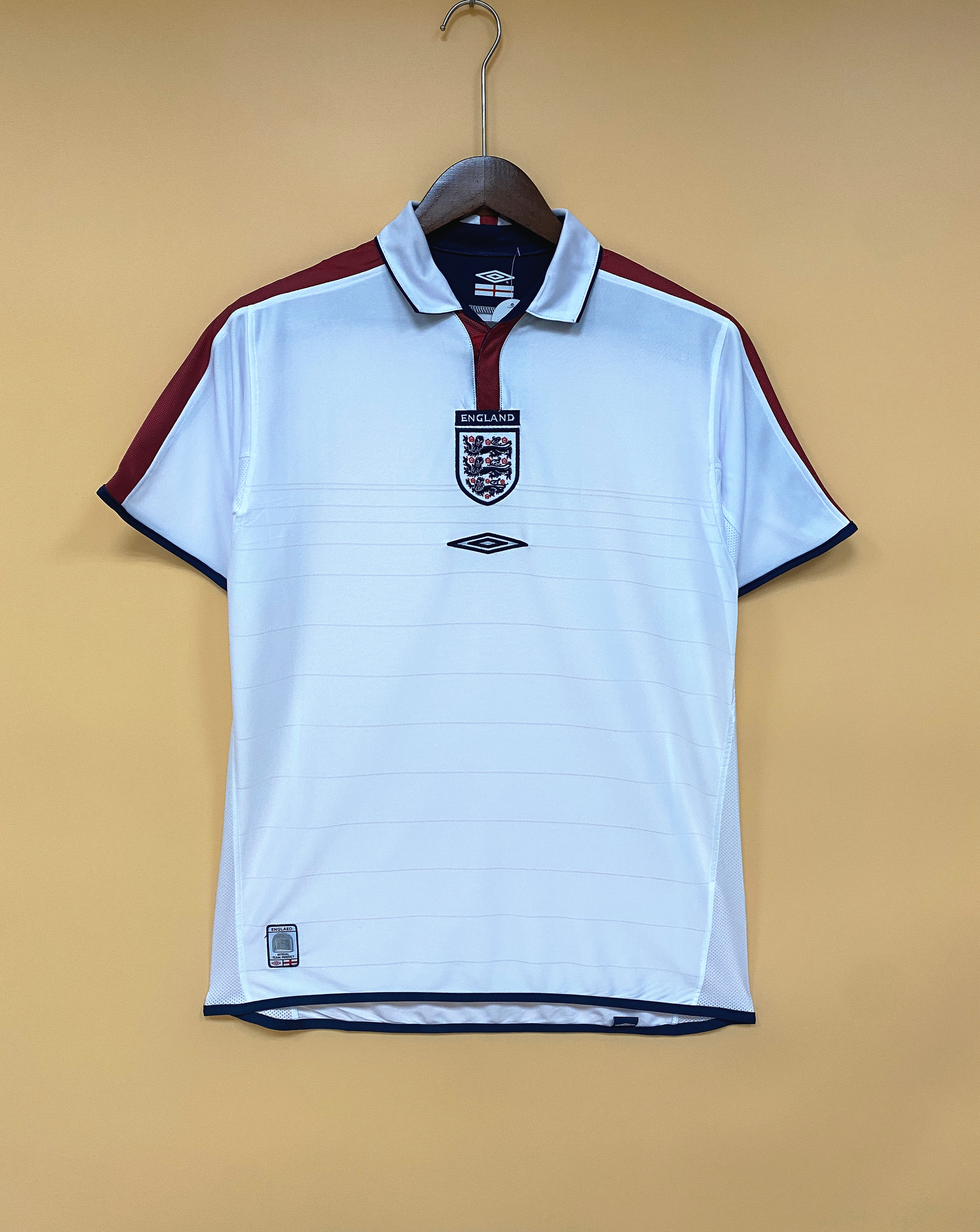 England 2004 Mens Retro Home Jersey