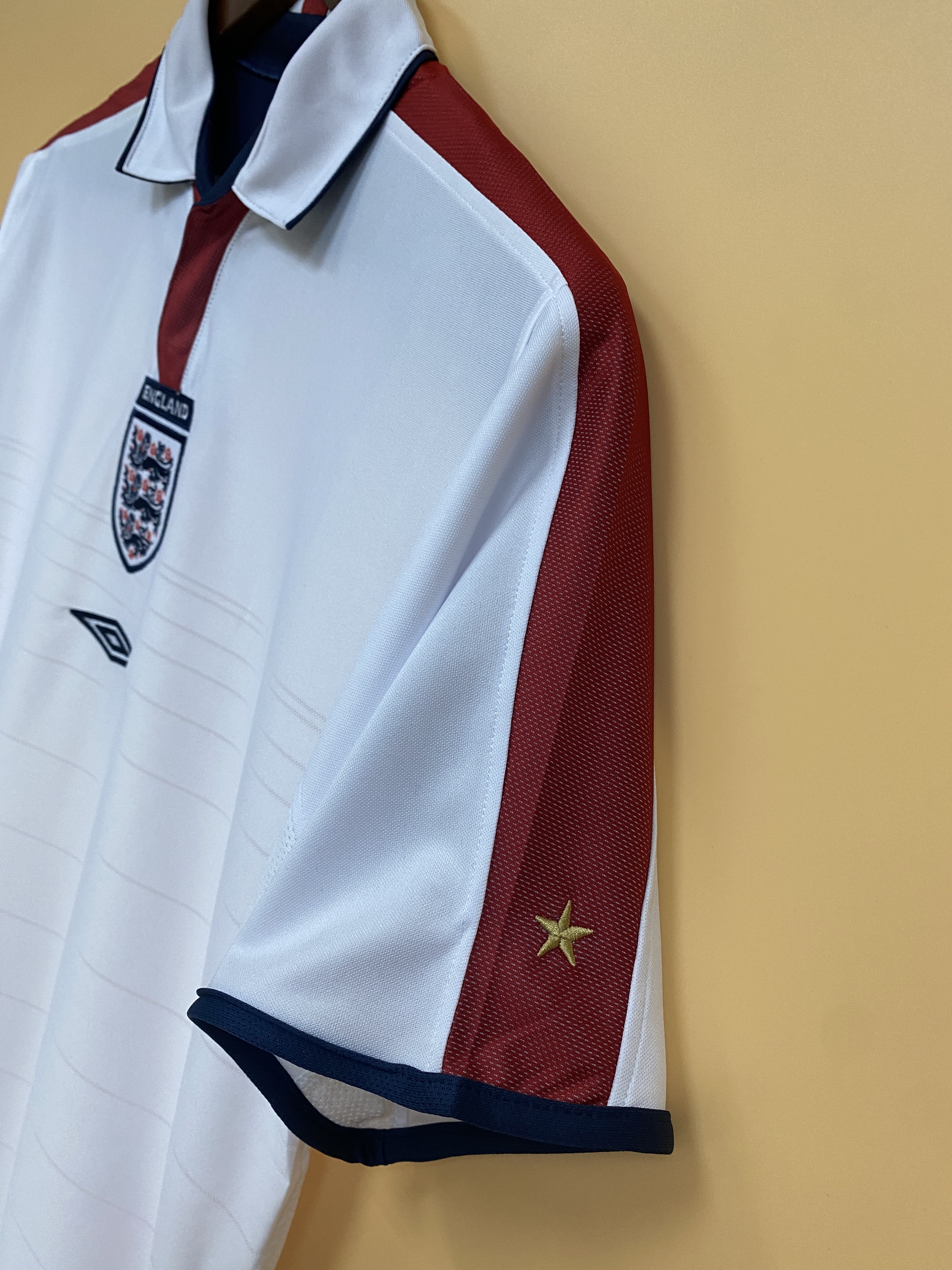 England 2004 Mens Retro Home Jersey