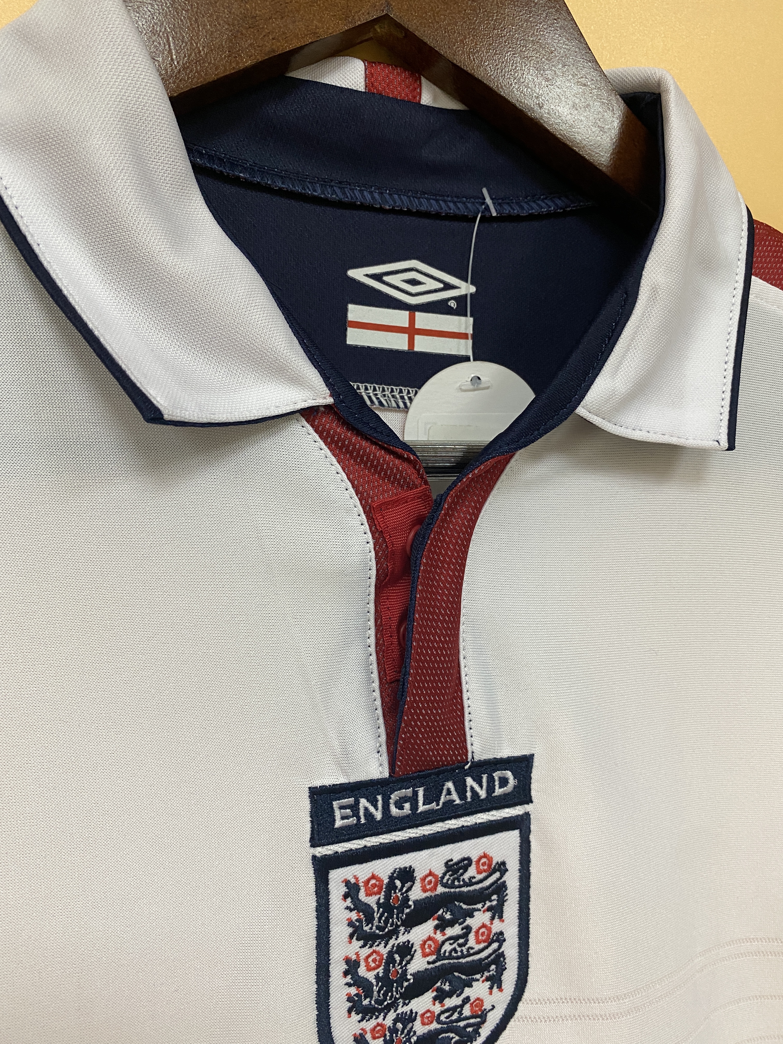 England 2004 Mens Retro Home Jersey