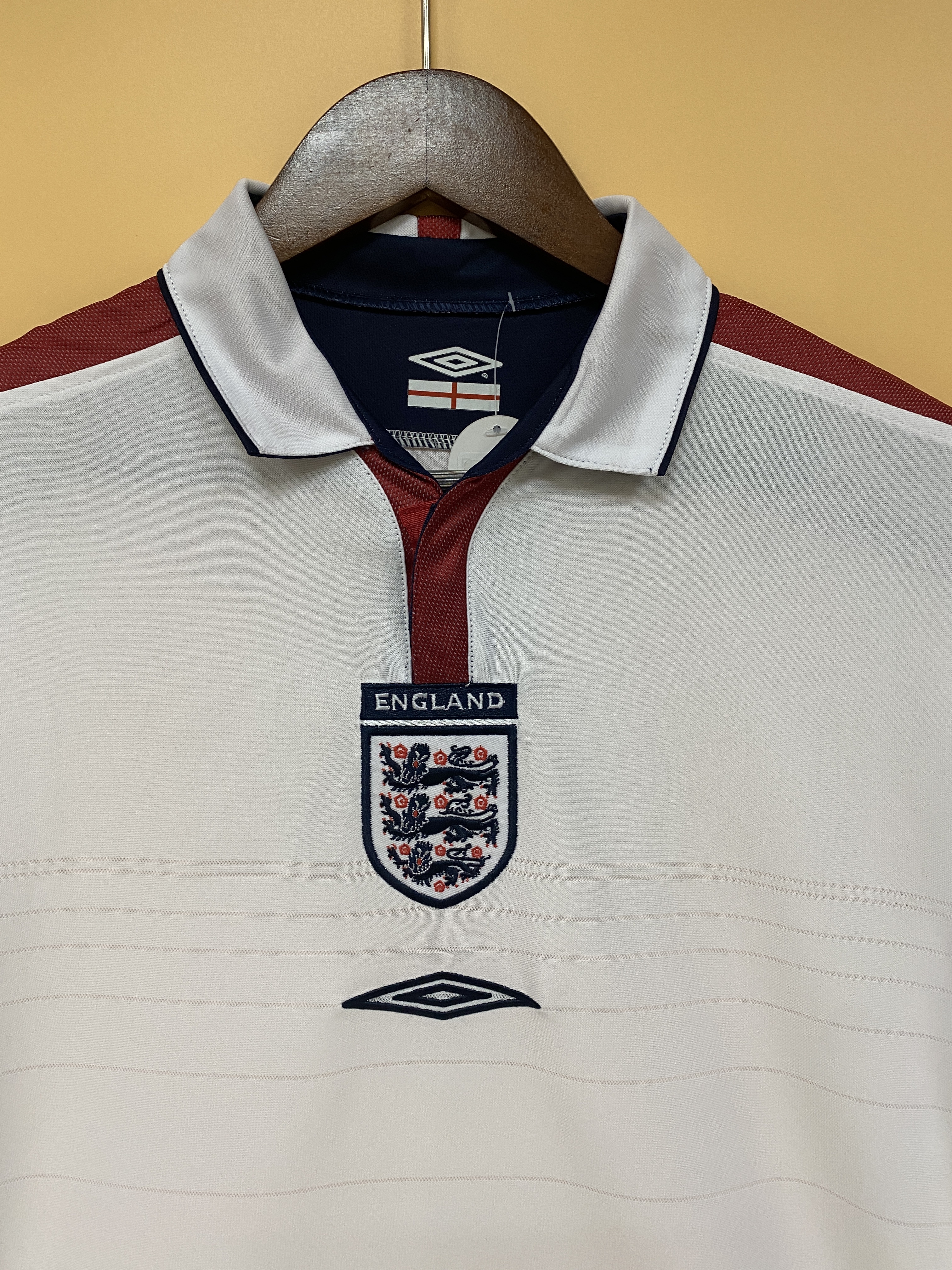 England 2004 Mens Retro Home Jersey