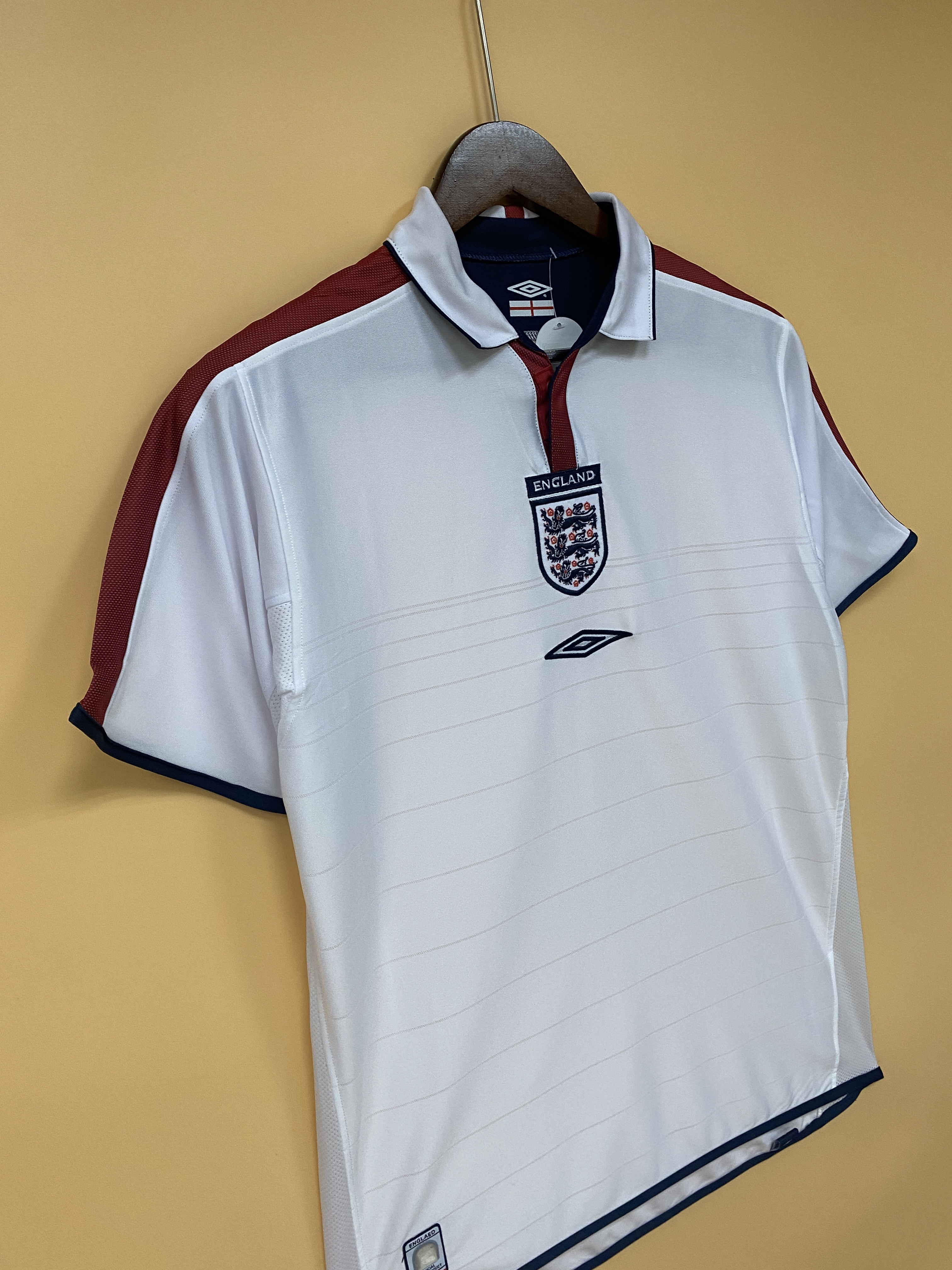 England 2004 Mens Retro Home Jersey