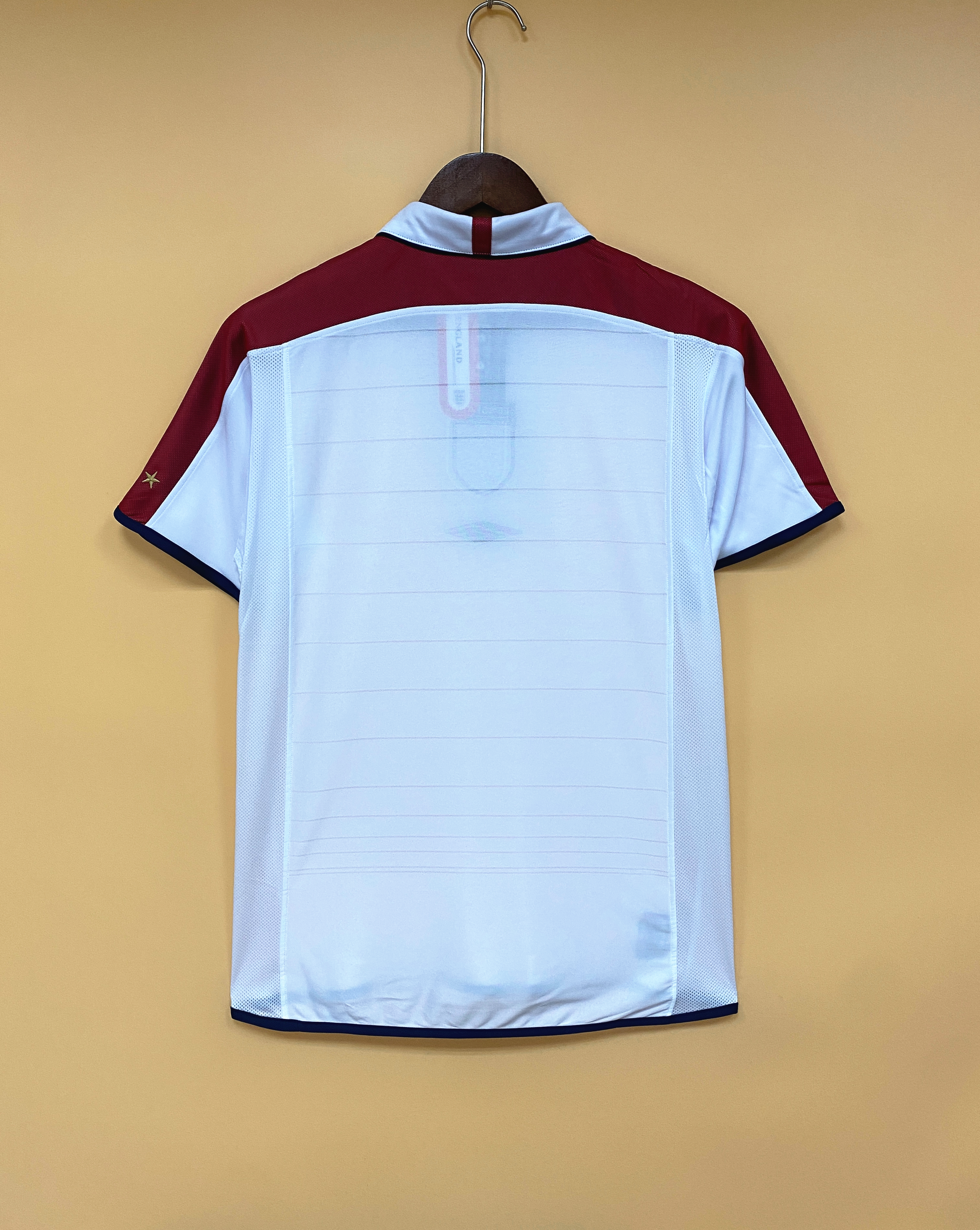 England 2004 Mens Retro Home Jersey