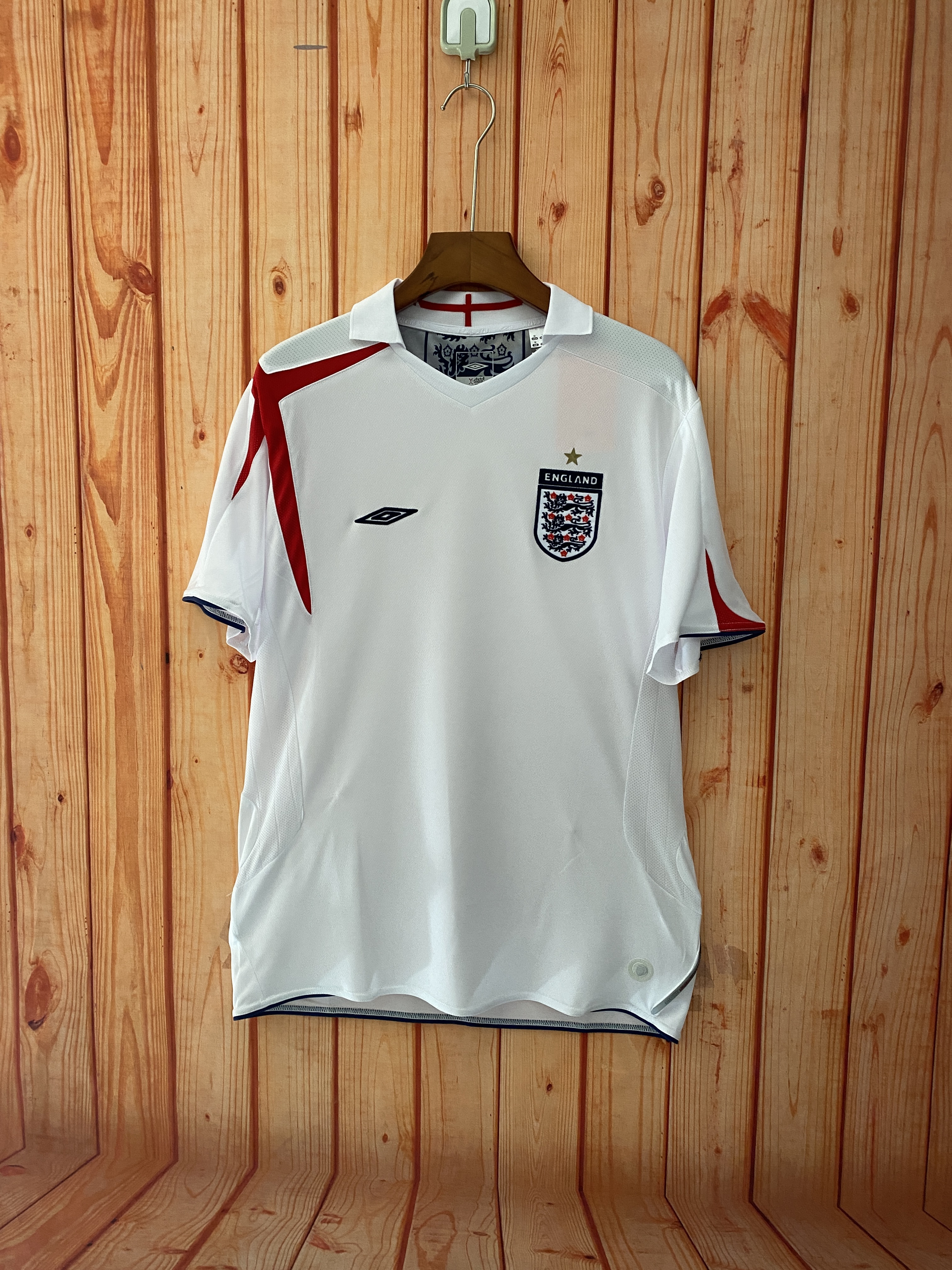 England 2006 Mens Retro Home Jersey