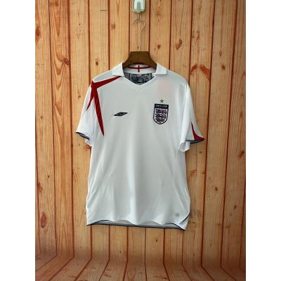 England 2006 Mens Retro Home Jersey 01