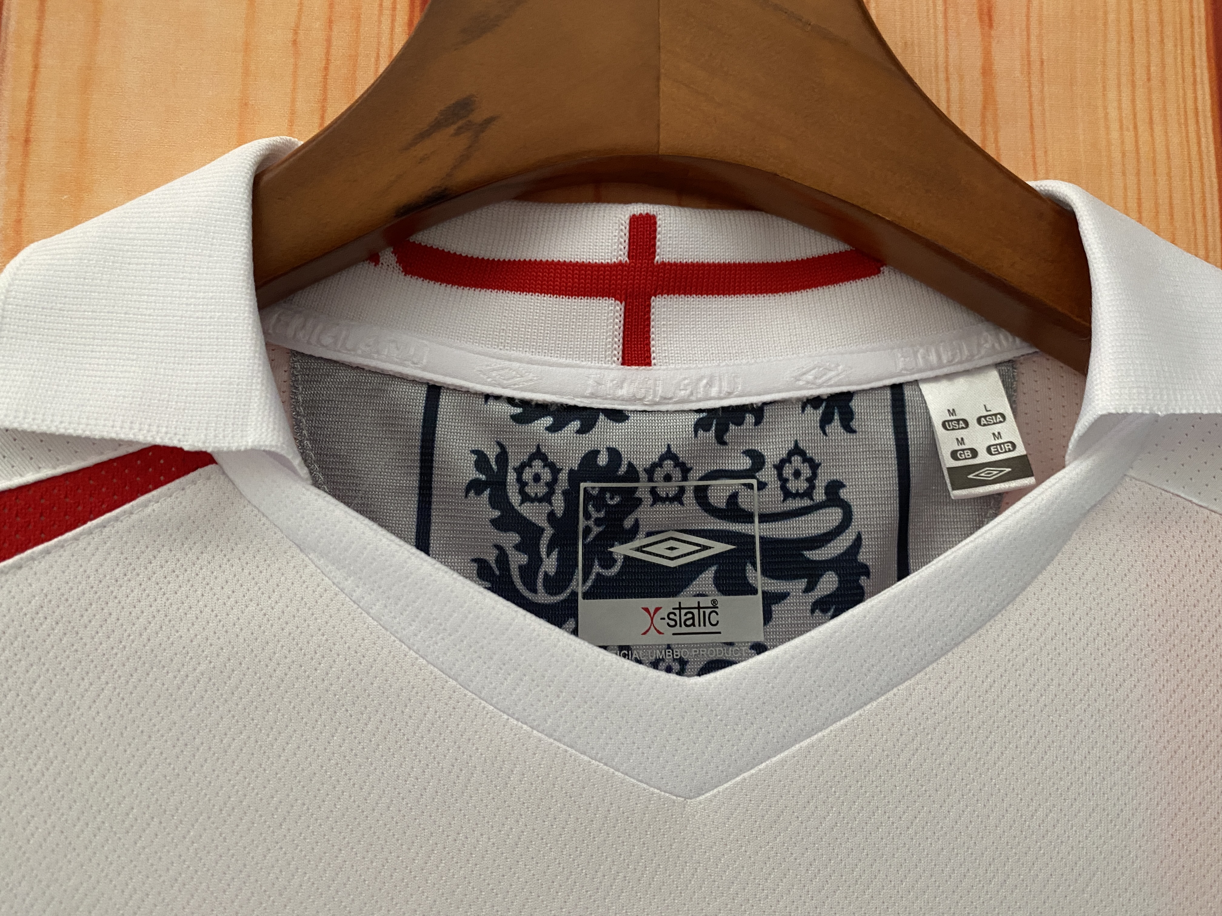 England 2006 Mens Retro Home Jersey