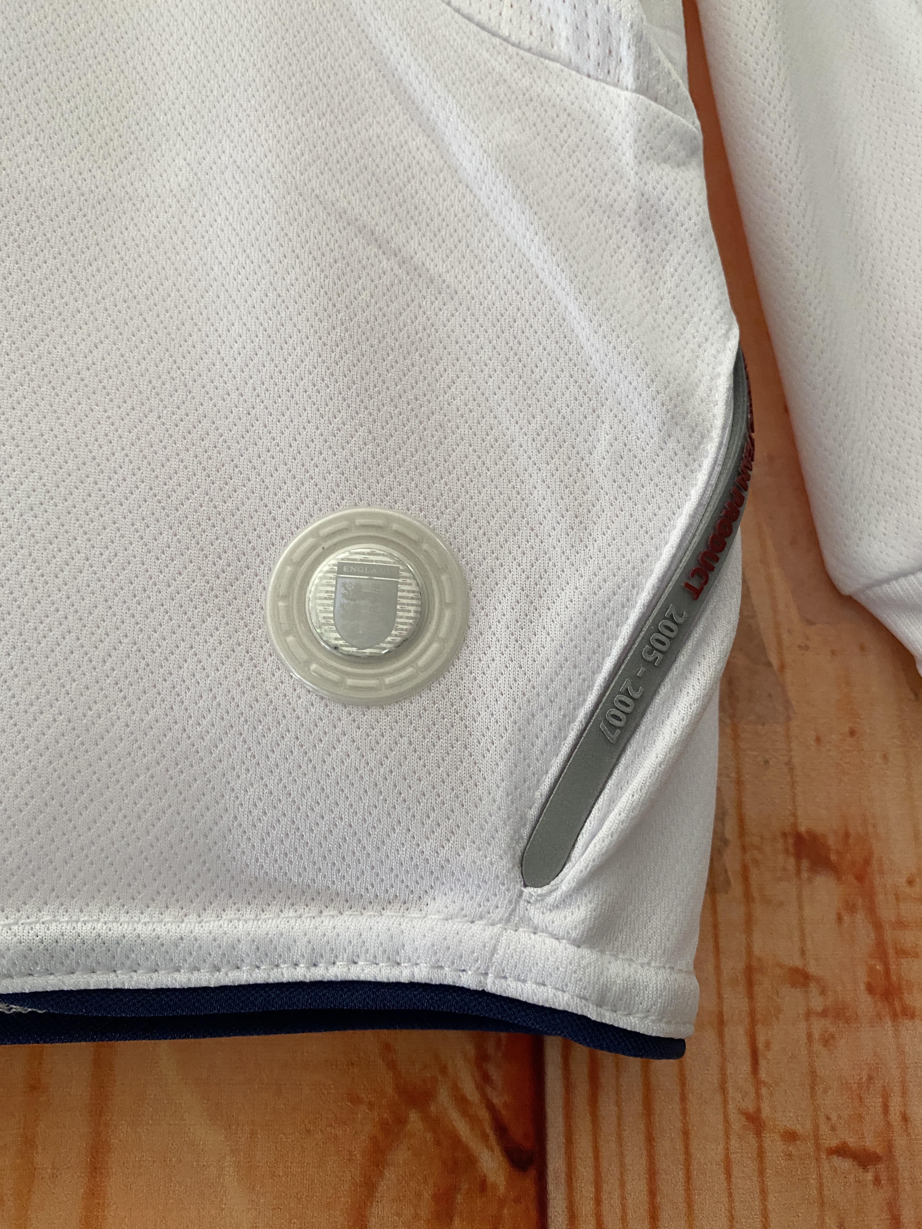 England 2006 Mens Retro Long Sleeve Home Jersey