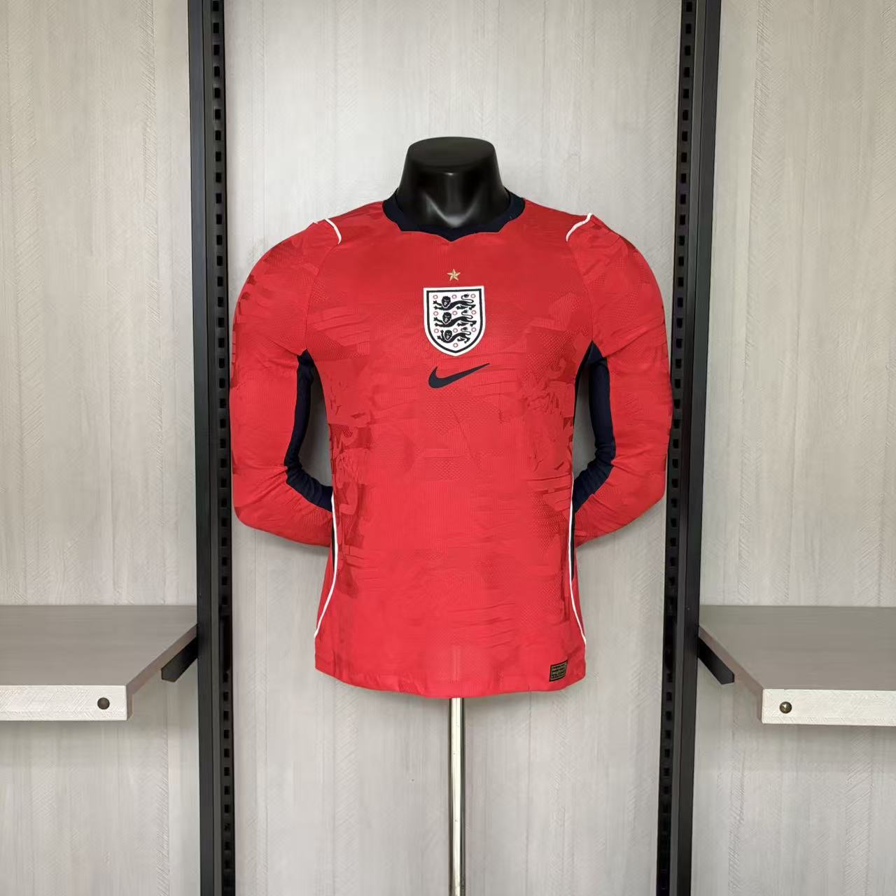 England 2026 Mens Player Version Long Sleeve Away Jersey