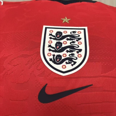 England 2026 Mens Player Version Long Sleeve Away Jersey 02